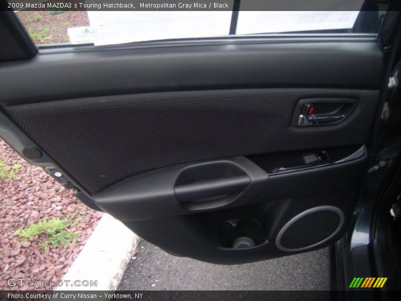 Metropolitan Gray Mica / Black 2009 Mazda MAZDA3 s Touring Hatchback