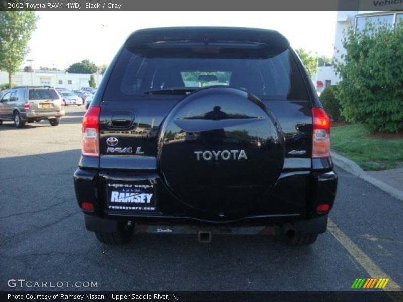 Black / Gray 2002 Toyota RAV4 4WD