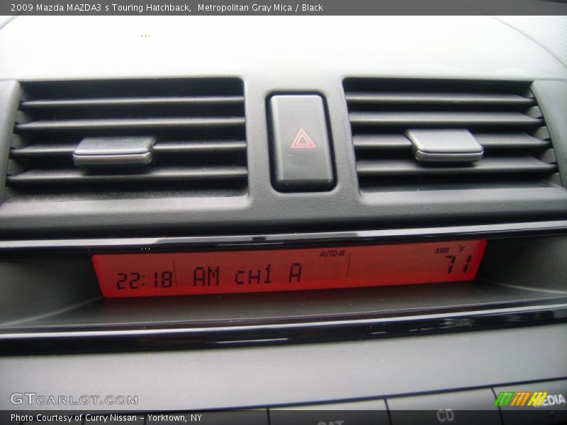 Metropolitan Gray Mica / Black 2009 Mazda MAZDA3 s Touring Hatchback