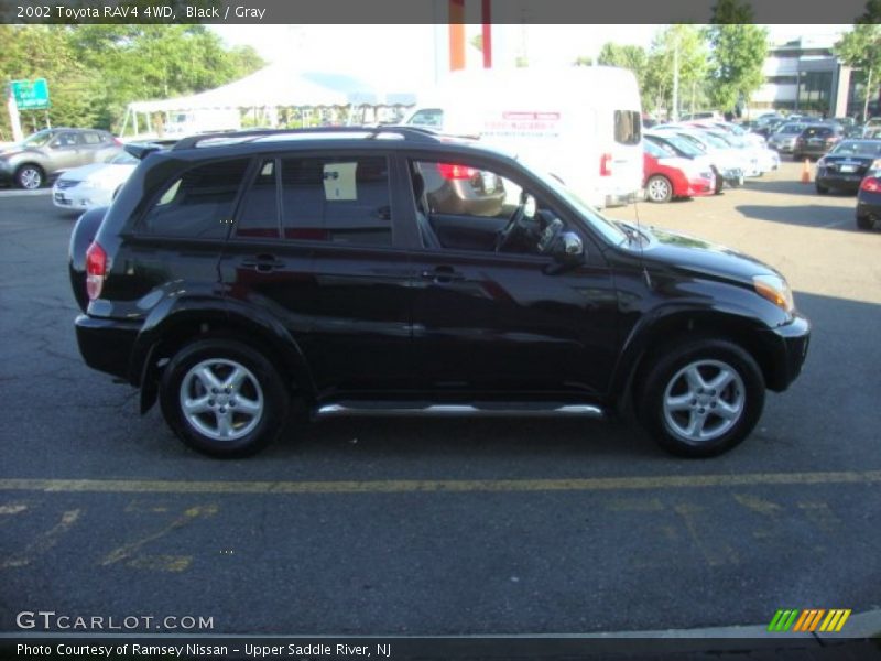 Black / Gray 2002 Toyota RAV4 4WD