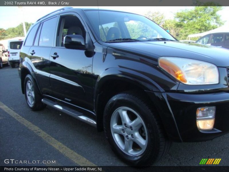 Black / Gray 2002 Toyota RAV4 4WD