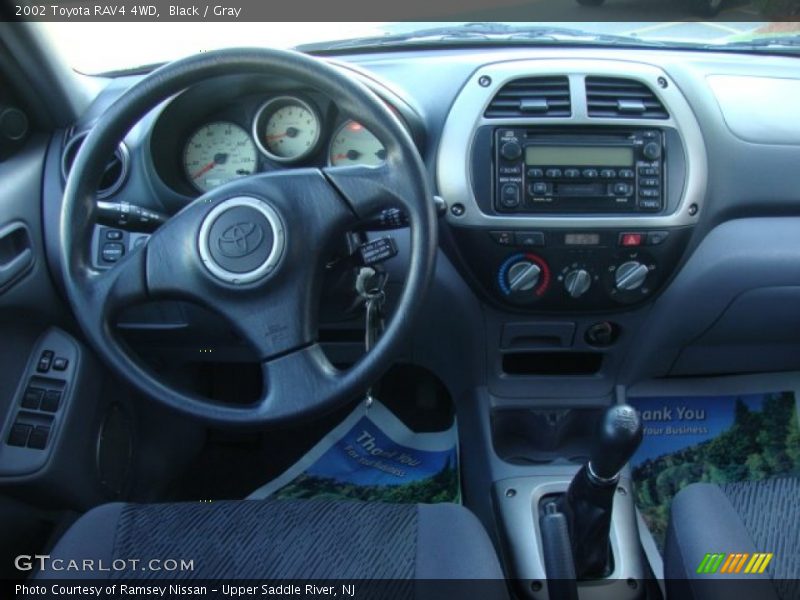 Black / Gray 2002 Toyota RAV4 4WD