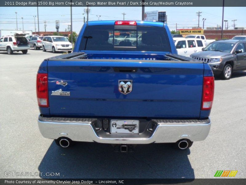 Deep Water Blue Pearl / Dark Slate Gray/Medium Graystone 2011 Dodge Ram 1500 Big Horn Crew Cab