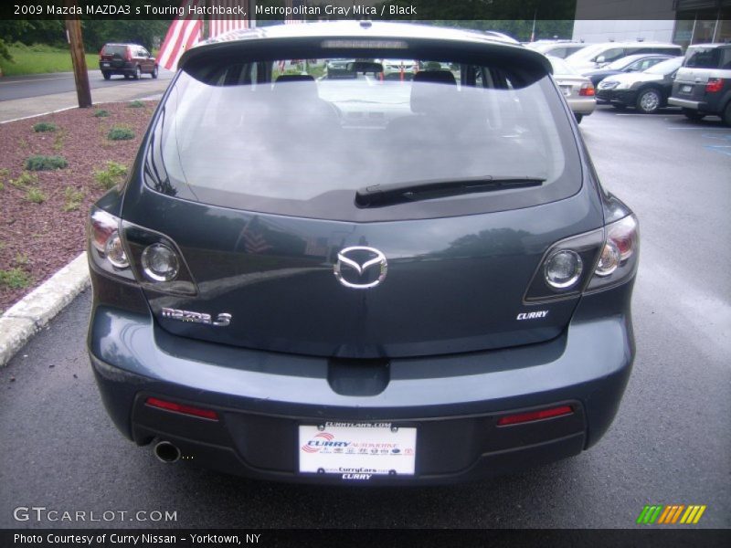 Metropolitan Gray Mica / Black 2009 Mazda MAZDA3 s Touring Hatchback