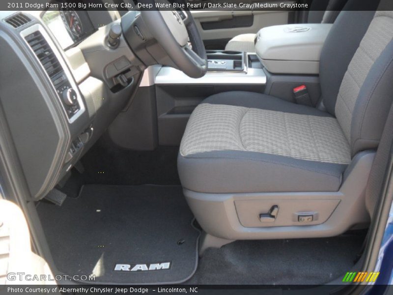 Deep Water Blue Pearl / Dark Slate Gray/Medium Graystone 2011 Dodge Ram 1500 Big Horn Crew Cab