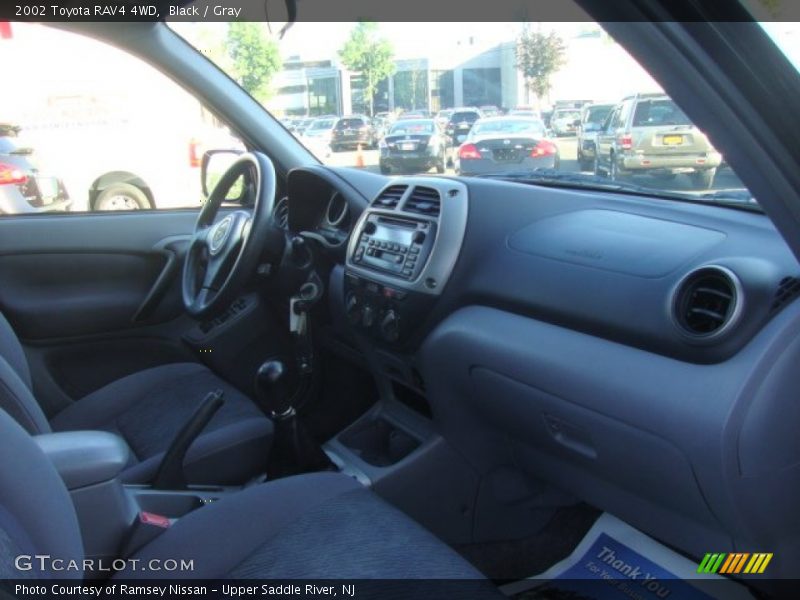Black / Gray 2002 Toyota RAV4 4WD