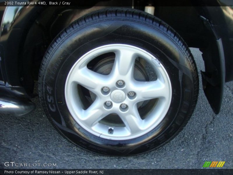 Black / Gray 2002 Toyota RAV4 4WD