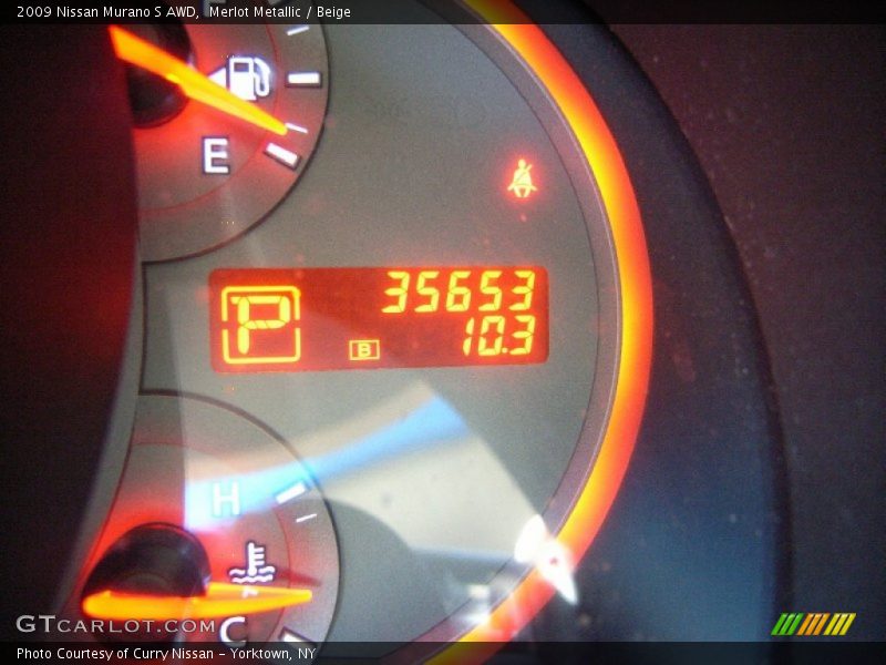 Merlot Metallic / Beige 2009 Nissan Murano S AWD