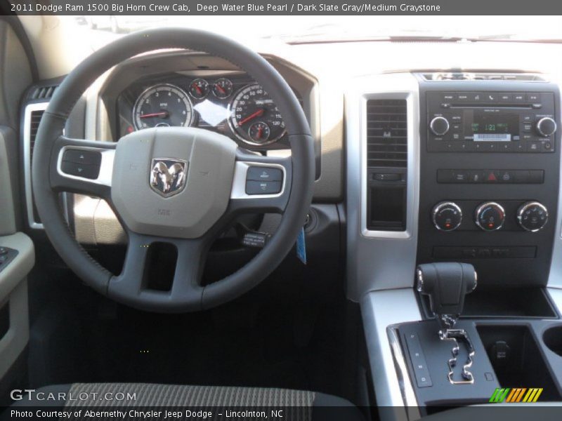 Deep Water Blue Pearl / Dark Slate Gray/Medium Graystone 2011 Dodge Ram 1500 Big Horn Crew Cab