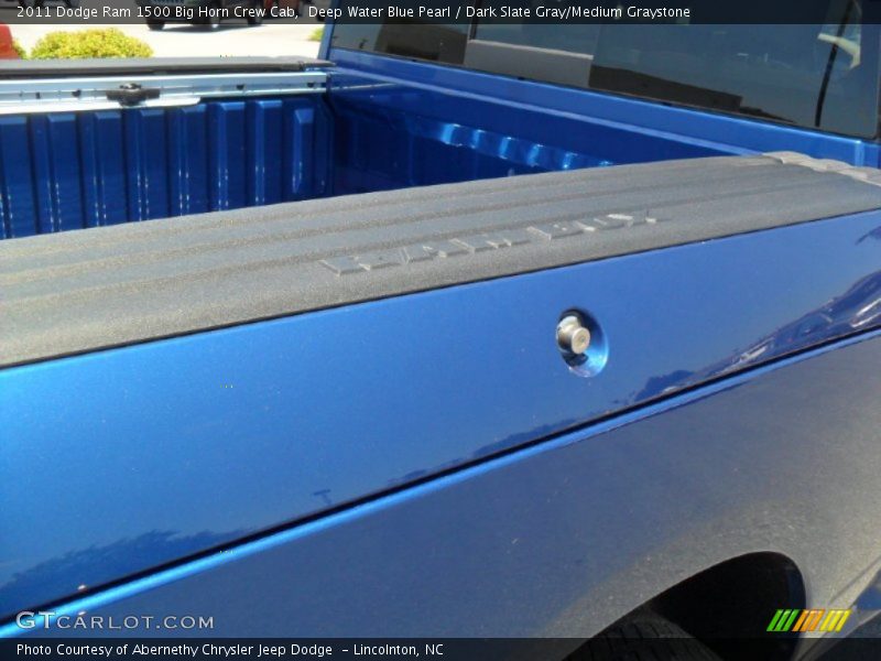 Deep Water Blue Pearl / Dark Slate Gray/Medium Graystone 2011 Dodge Ram 1500 Big Horn Crew Cab