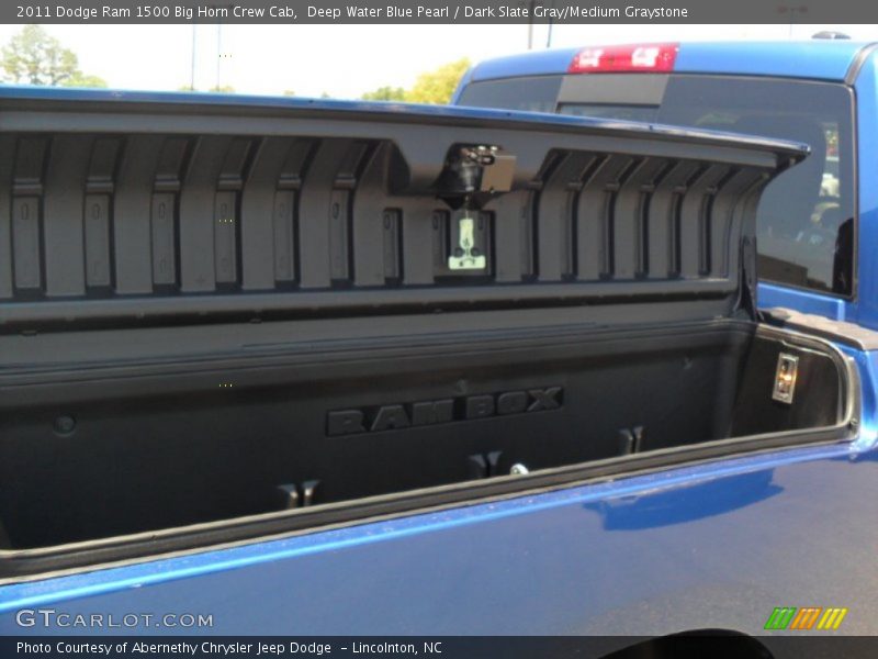 Deep Water Blue Pearl / Dark Slate Gray/Medium Graystone 2011 Dodge Ram 1500 Big Horn Crew Cab