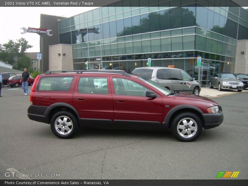 Venetian Red / Taupe 2001 Volvo V70 XC AWD