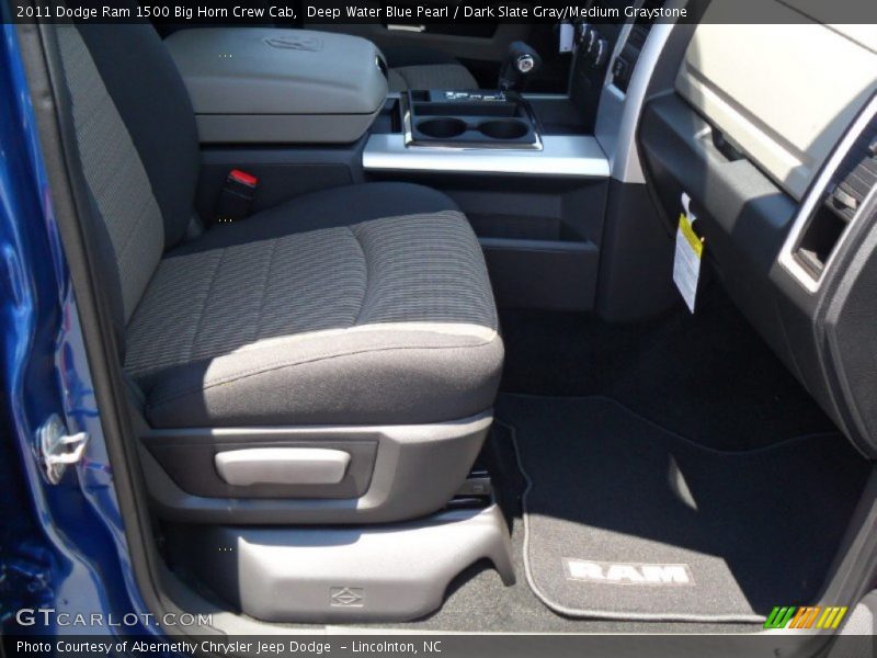 Deep Water Blue Pearl / Dark Slate Gray/Medium Graystone 2011 Dodge Ram 1500 Big Horn Crew Cab