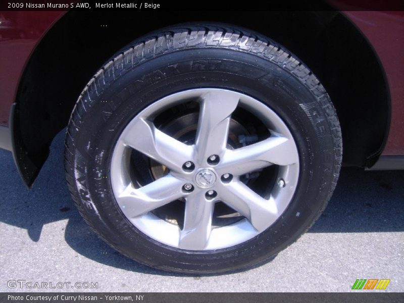 Merlot Metallic / Beige 2009 Nissan Murano S AWD