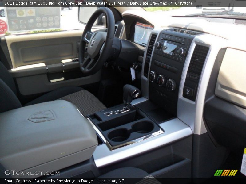 Deep Water Blue Pearl / Dark Slate Gray/Medium Graystone 2011 Dodge Ram 1500 Big Horn Crew Cab