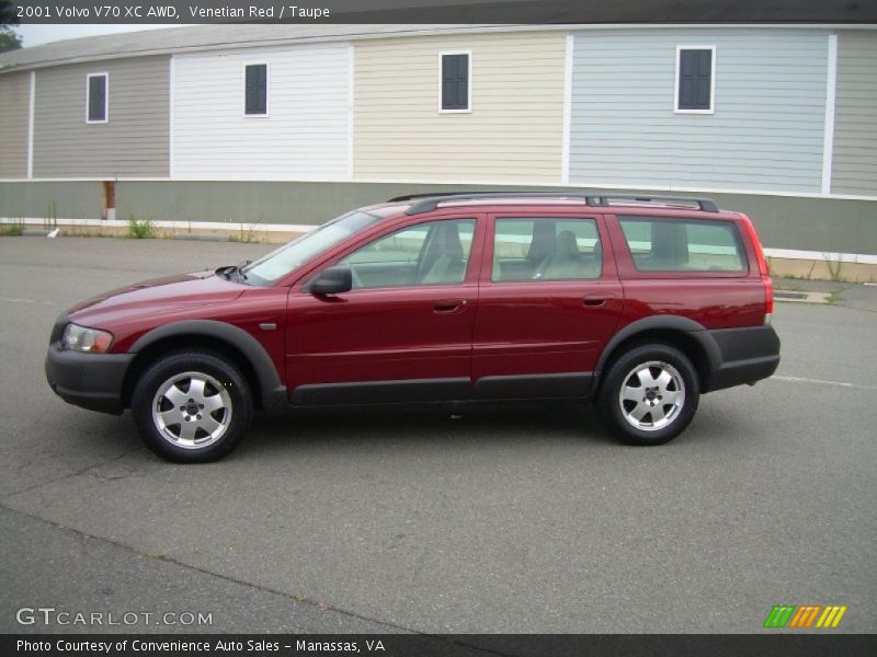 Venetian Red / Taupe 2001 Volvo V70 XC AWD