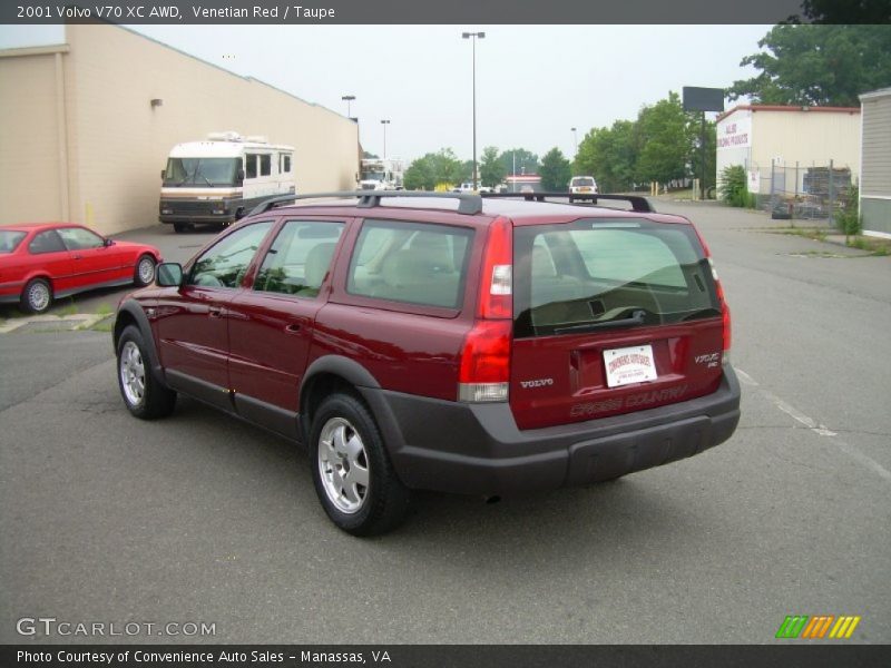 Venetian Red / Taupe 2001 Volvo V70 XC AWD