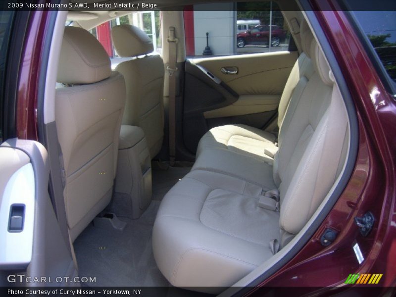 Merlot Metallic / Beige 2009 Nissan Murano S AWD