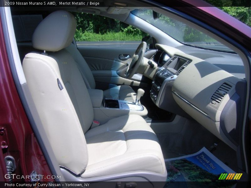 Merlot Metallic / Beige 2009 Nissan Murano S AWD