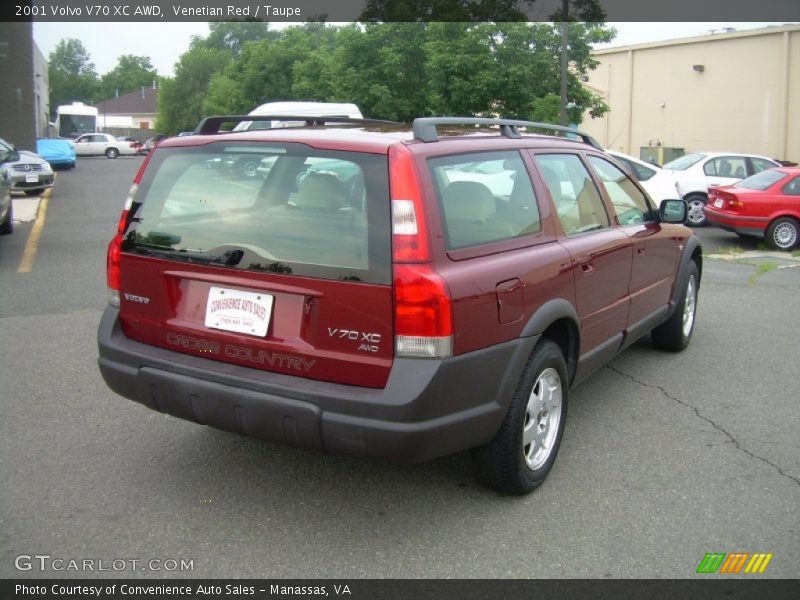 Venetian Red / Taupe 2001 Volvo V70 XC AWD