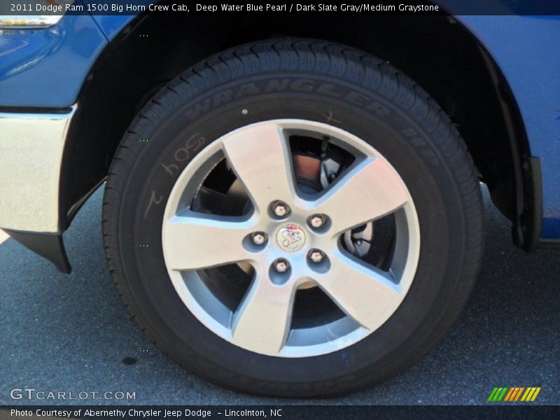 Deep Water Blue Pearl / Dark Slate Gray/Medium Graystone 2011 Dodge Ram 1500 Big Horn Crew Cab