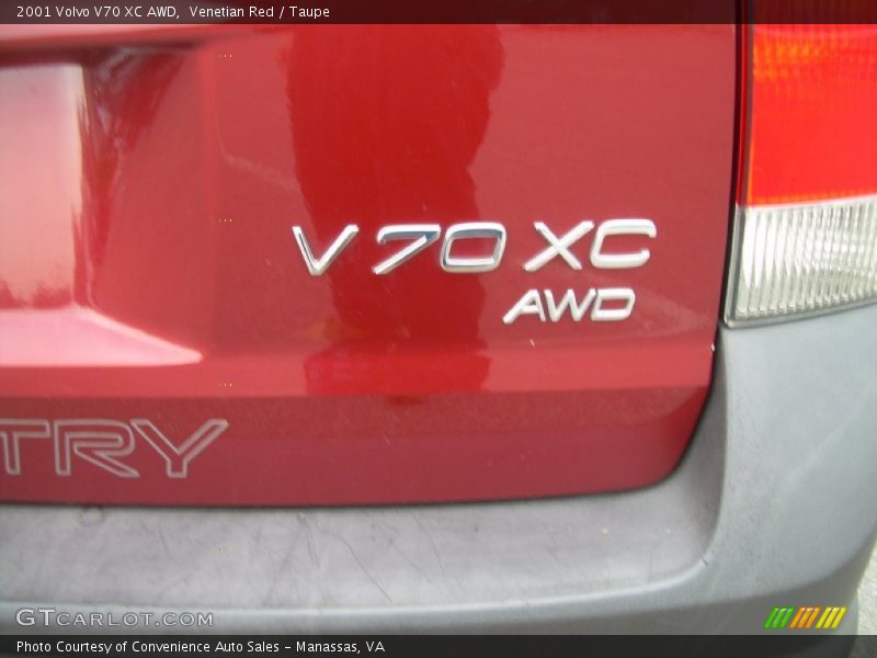 Venetian Red / Taupe 2001 Volvo V70 XC AWD
