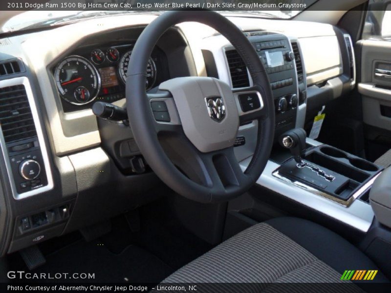 Deep Water Blue Pearl / Dark Slate Gray/Medium Graystone 2011 Dodge Ram 1500 Big Horn Crew Cab