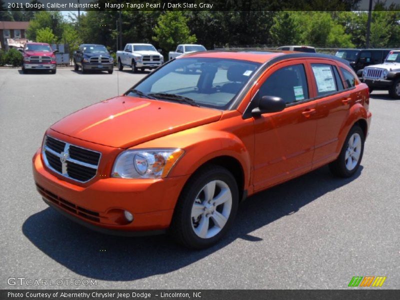 Mango Tango Pearl / Dark Slate Gray 2011 Dodge Caliber Mainstreet