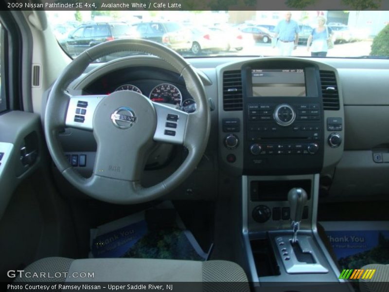 Avalanche White / Cafe Latte 2009 Nissan Pathfinder SE 4x4
