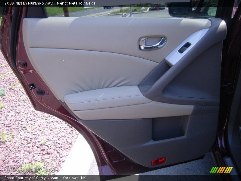 Merlot Metallic / Beige 2009 Nissan Murano S AWD