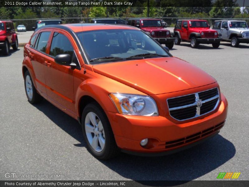 Mango Tango Pearl / Dark Slate Gray 2011 Dodge Caliber Mainstreet