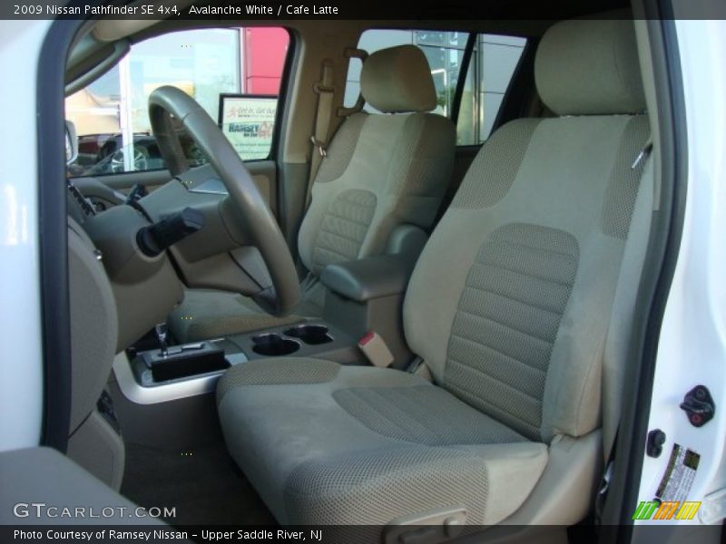 Avalanche White / Cafe Latte 2009 Nissan Pathfinder SE 4x4