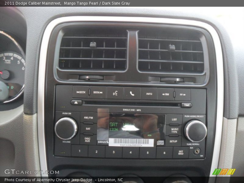 Mango Tango Pearl / Dark Slate Gray 2011 Dodge Caliber Mainstreet