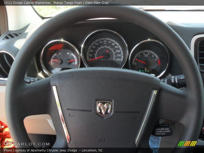 Mango Tango Pearl / Dark Slate Gray 2011 Dodge Caliber Mainstreet