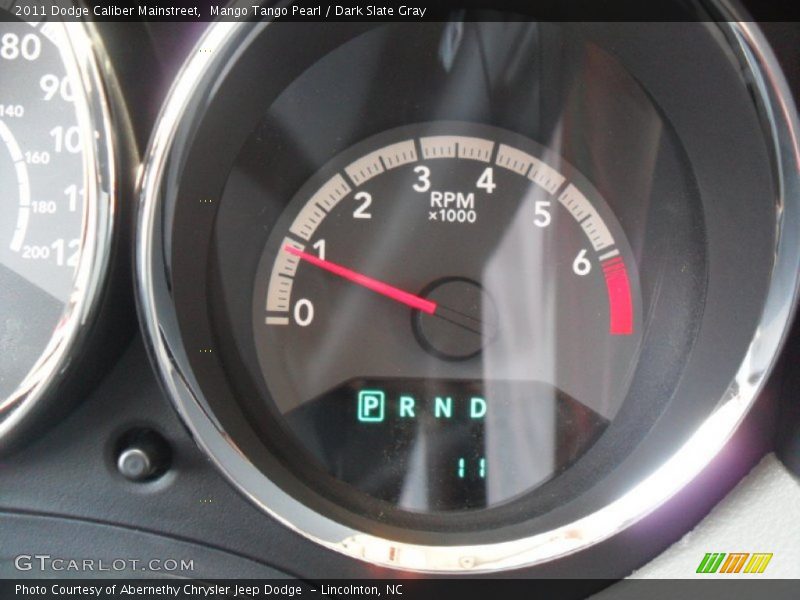 Mango Tango Pearl / Dark Slate Gray 2011 Dodge Caliber Mainstreet