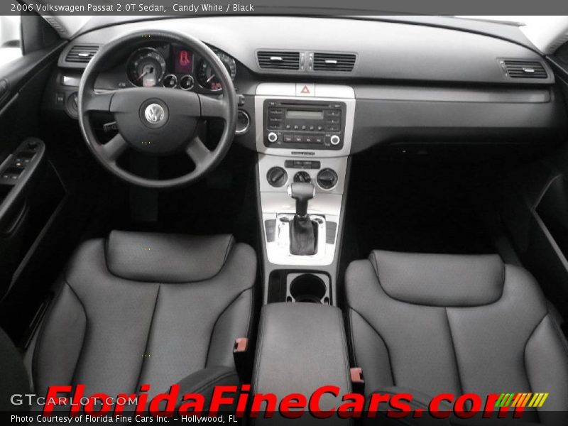 Candy White / Black 2006 Volkswagen Passat 2.0T Sedan