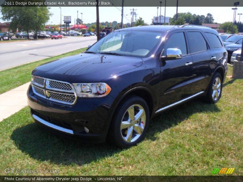 Blackberry Pearl / Black 2011 Dodge Durango Citadel 4x4