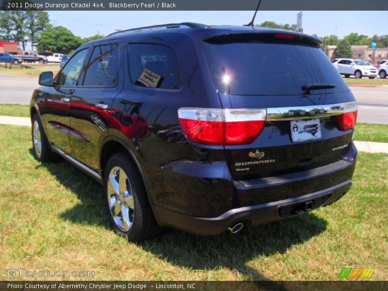 Blackberry Pearl / Black 2011 Dodge Durango Citadel 4x4