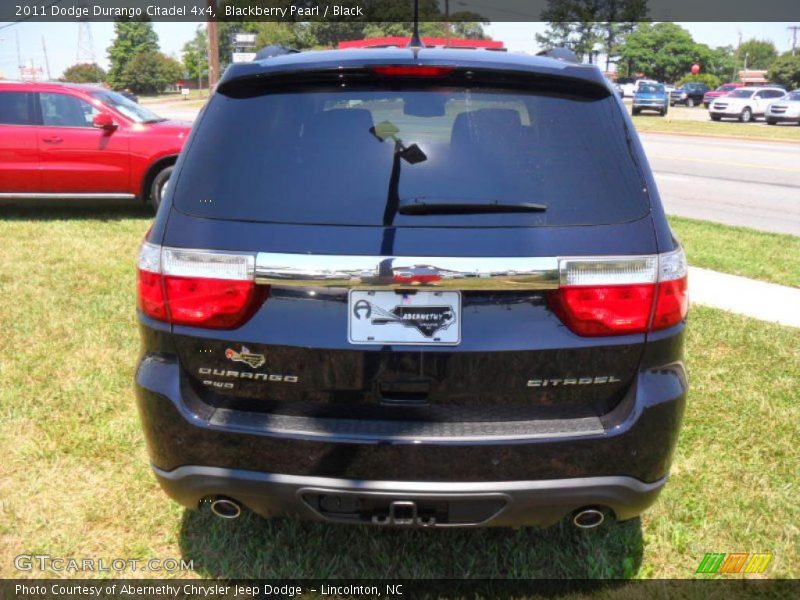 Blackberry Pearl / Black 2011 Dodge Durango Citadel 4x4