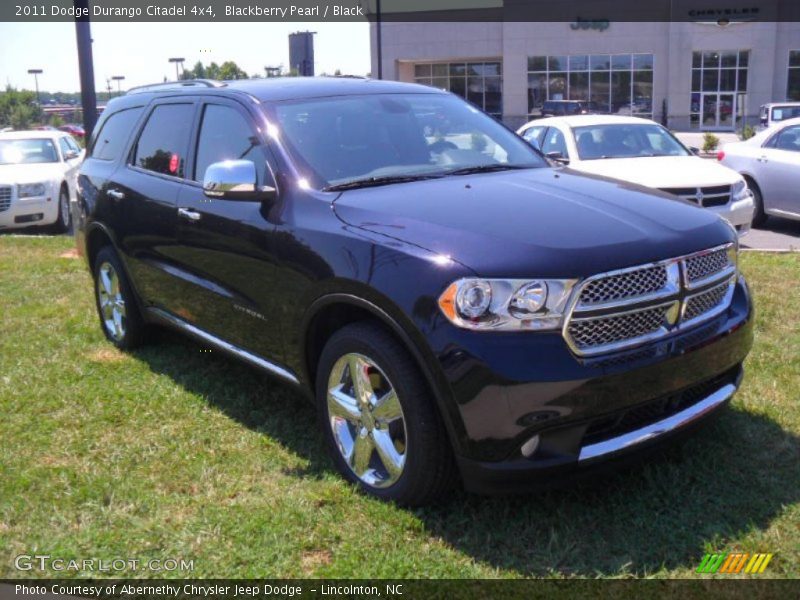 Blackberry Pearl / Black 2011 Dodge Durango Citadel 4x4