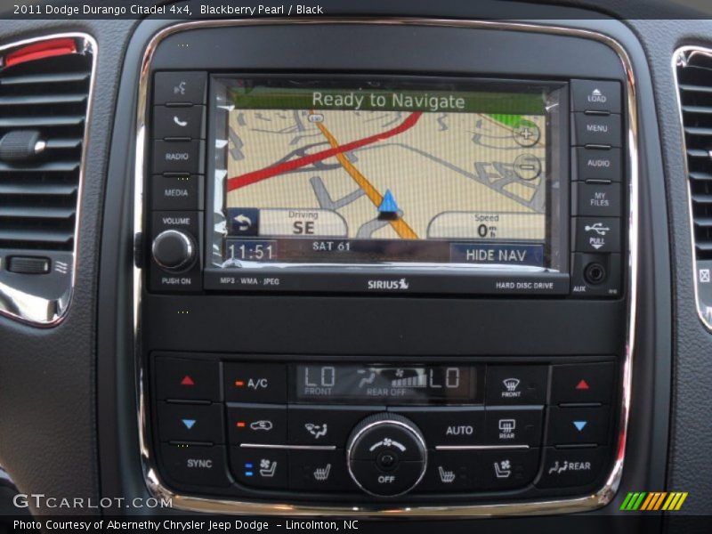 Blackberry Pearl / Black 2011 Dodge Durango Citadel 4x4