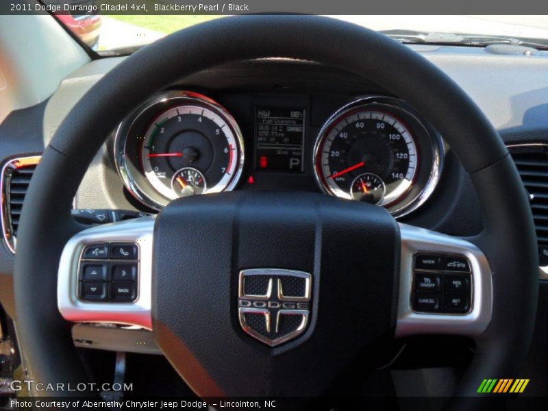 Blackberry Pearl / Black 2011 Dodge Durango Citadel 4x4