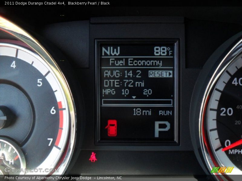 Blackberry Pearl / Black 2011 Dodge Durango Citadel 4x4