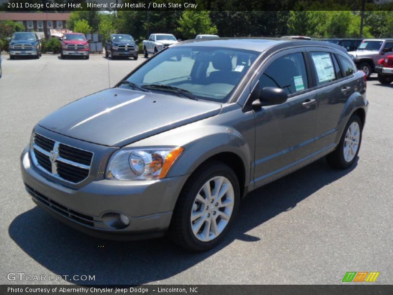 Mineral Gray Metallic / Dark Slate Gray 2011 Dodge Caliber Heat