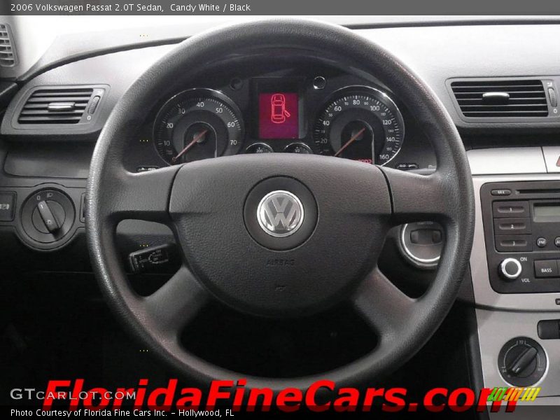 Candy White / Black 2006 Volkswagen Passat 2.0T Sedan