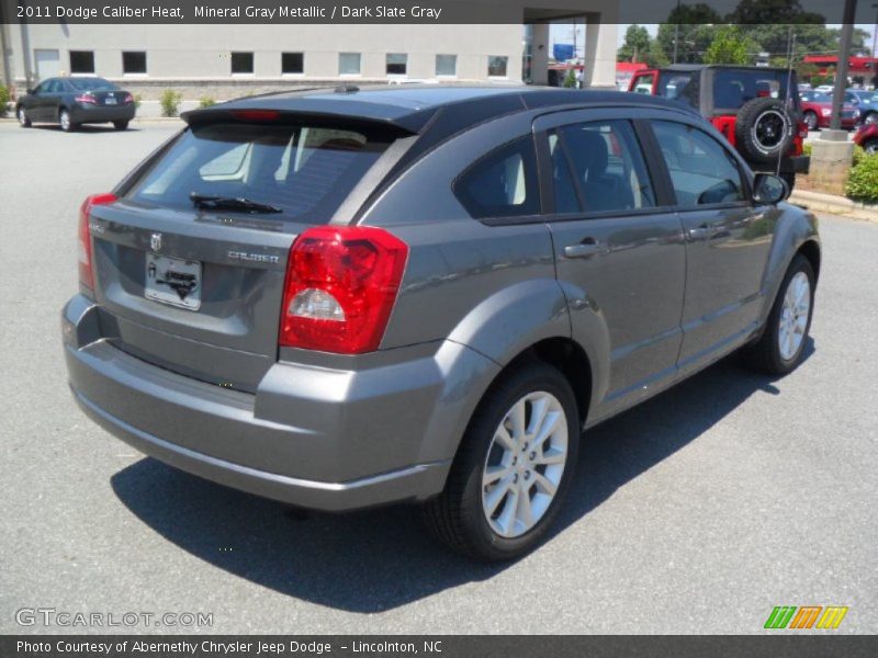 Mineral Gray Metallic / Dark Slate Gray 2011 Dodge Caliber Heat