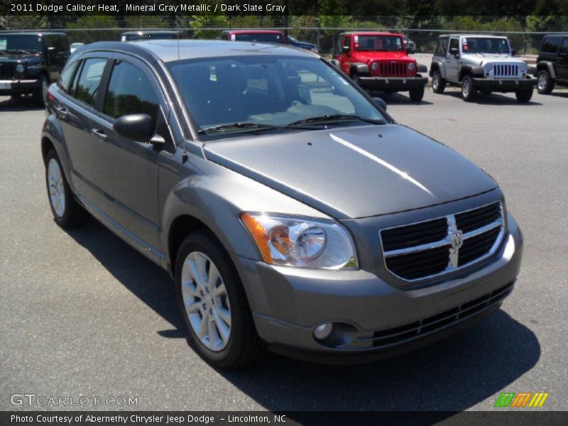 Mineral Gray Metallic / Dark Slate Gray 2011 Dodge Caliber Heat