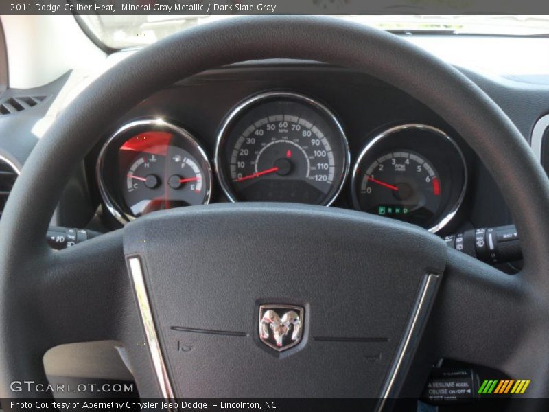 Mineral Gray Metallic / Dark Slate Gray 2011 Dodge Caliber Heat