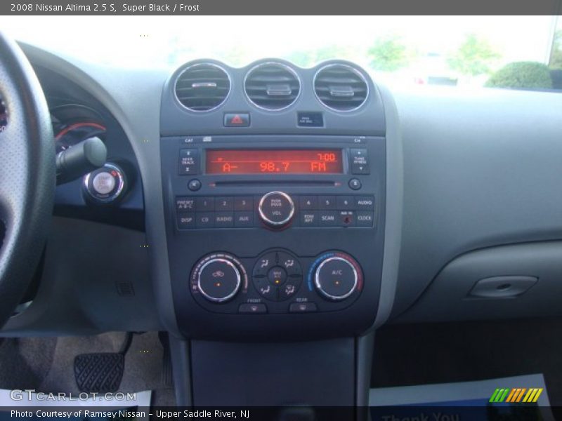 Super Black / Frost 2008 Nissan Altima 2.5 S