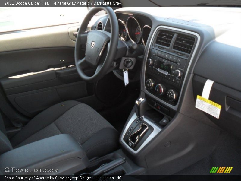 Mineral Gray Metallic / Dark Slate Gray 2011 Dodge Caliber Heat
